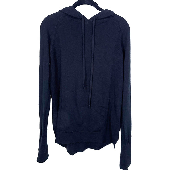 Lululemon Sweater Womens Sit in Lotus Black Merino Wool Knit Size See Measures - Picture 1 of 7